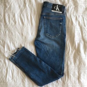 CK skinny jeans high rise
